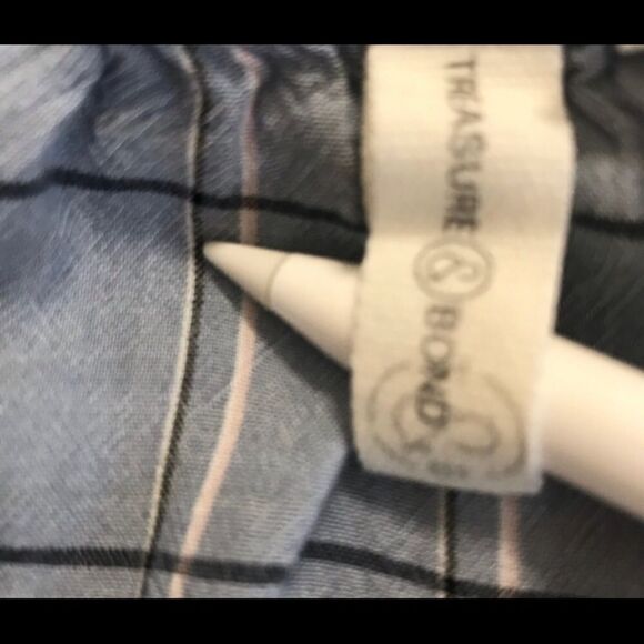 Treasure & Bond XS Blue Sleeveless Top - Picture 2 of 5